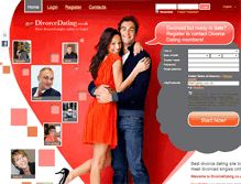 Tablet Screenshot of divorcedating.co.uk